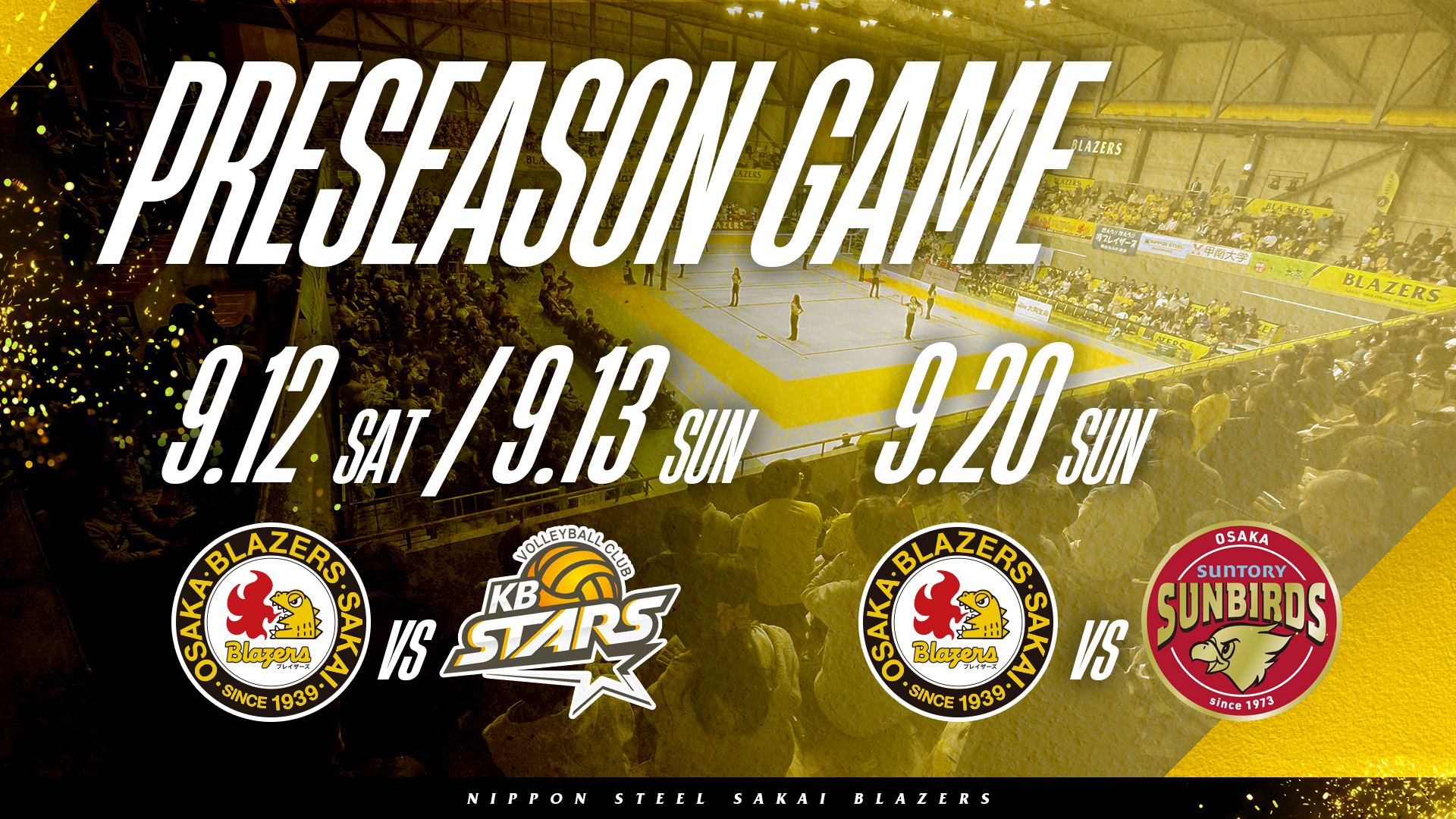 PRESEASON GAME26-27.09