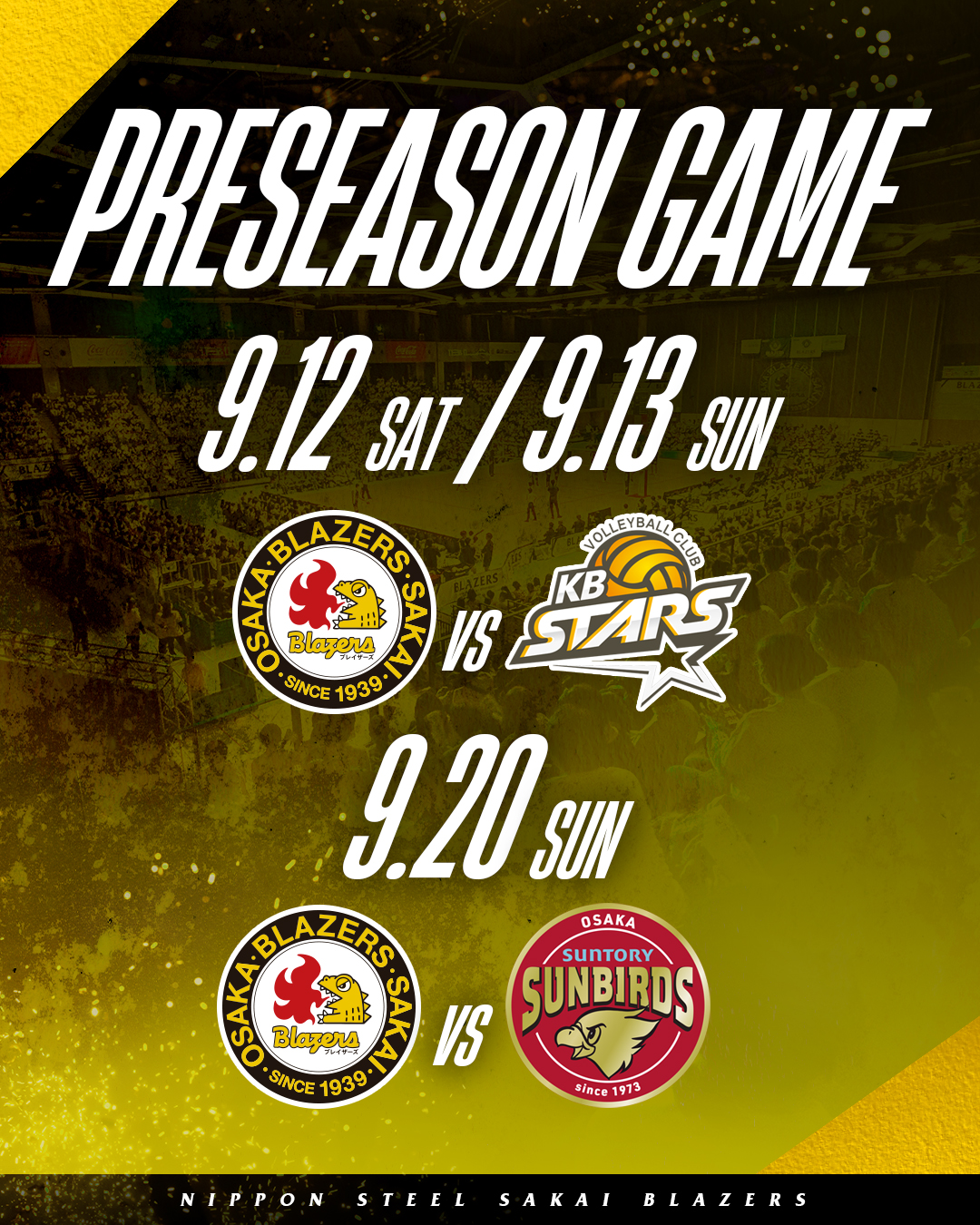 PRESEASON GAME26-27.09